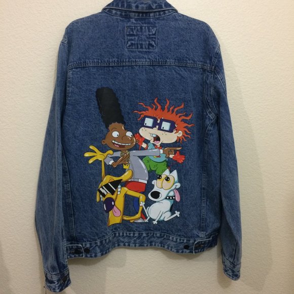 Members Only x Nickelodeon Rugrats Denim Jacket - Picture 7 of 16
